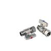 4-6 Point Copper DN15 Union Ball Valve, Thickened, Internal/External Thread, Straight-Through, for Hot/Cold Water Systems