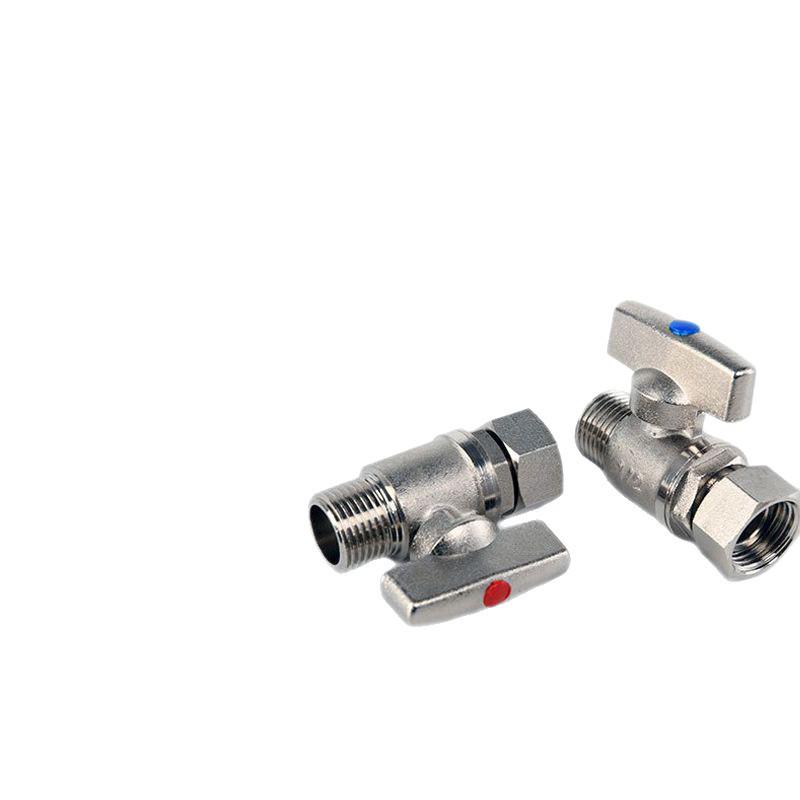 4-6 Point Copper DN15 Union Ball Valve, Thickened, Internal/External Thread, Straight-Through, for Hot/Cold Water Systems