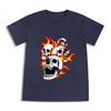 Black Skull Harajuku Style Loose Mens and Womens Genteel Gothic TShirt Short Sleeve Shirt