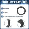 Parking Sensor Seal, Rear Parking Reverse Sensor Ring No.66206923000 for BMW 128i 2008-2013 Black, 1 Pc