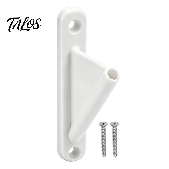 Weatherproof Flag Holder Mini Stick with Screws, Wall Mount Pole Decorative Holder, Small Display Bracket for Classrooms Offices Shops