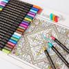 24 Color Metallic Double-Ended Wide Tip Water-Based Erasable Paint Marker Pen for Art