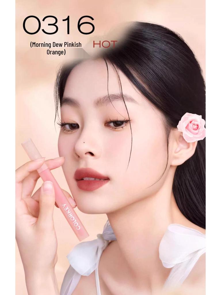 Colorkey Matte Black Satin Lip Tint - Moisturizing & Affordable Lip Clay for Students