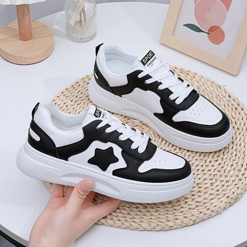 

Board Shoe, Women s Shoe, Thick-soled Casual Shoes 35 чёрный