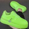 Fashion Men Sneakers Skateboard Shoes High Quality Leather Casual Shoe Designer Platform Shoes for Men Lace Up Sport Shoes Tenis