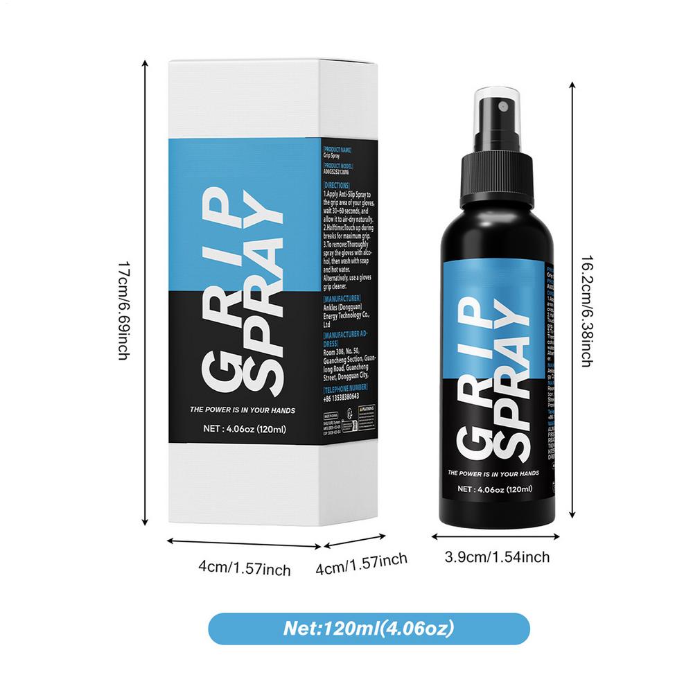 

Non-Slip Spray for Shoes, 120ml Anti-Skid Mist for Sneakers, Football, Golf, Tennis & Volleyball Shoes to Enhance Traction