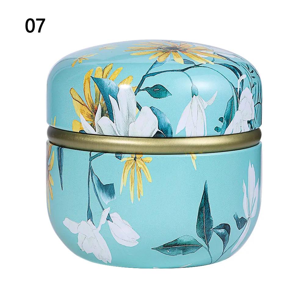 Portable Mini Tea Can Herb Stash Jar Powder Container Seal Smell Proof Cosmetic Bottles Reusable Spice Organizer Storage Pot