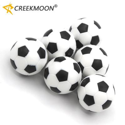 4 Stück 32-mm-Ersatzbälle für Tischfußballmaschinen, Mini-Bälle in Schwarz und Weiß, Zubehör für Kinder