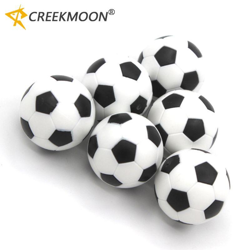 4pcs 32mm Table Soccer Replacements Mini Black and White Ball Foosball Fussball Football Machine Accessories Kids