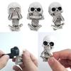 Halloween Skeleton Ghost Car Vent Air Freshener Clip Holder Perfume Diffuser with Fragrance Pads Cool Car Interior Ornaments