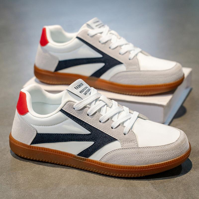 Small Niche Men's Shoes Breathable Anti Slip Low Cut Casual Forrest Gump Board Teenagers Korean Version Trendy Versatile German Training