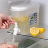 Plastic Cold Water Jug Convenient Cold Water Container 3.5L Drink Water Kettle With Tap Fruit Teapot Refrigerator