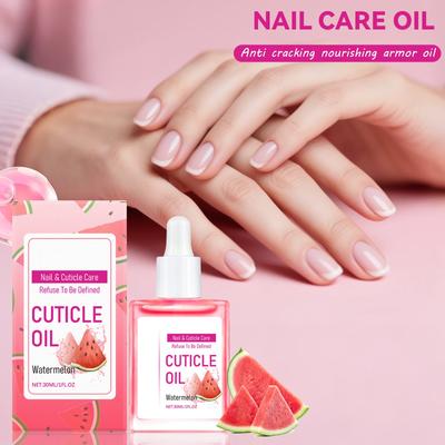 Exfoliační olej na nehty Vodní meloun Lak na nehty Vyživující olej na péči o nehty Redukuje suché a popraskané nehty 30 ml