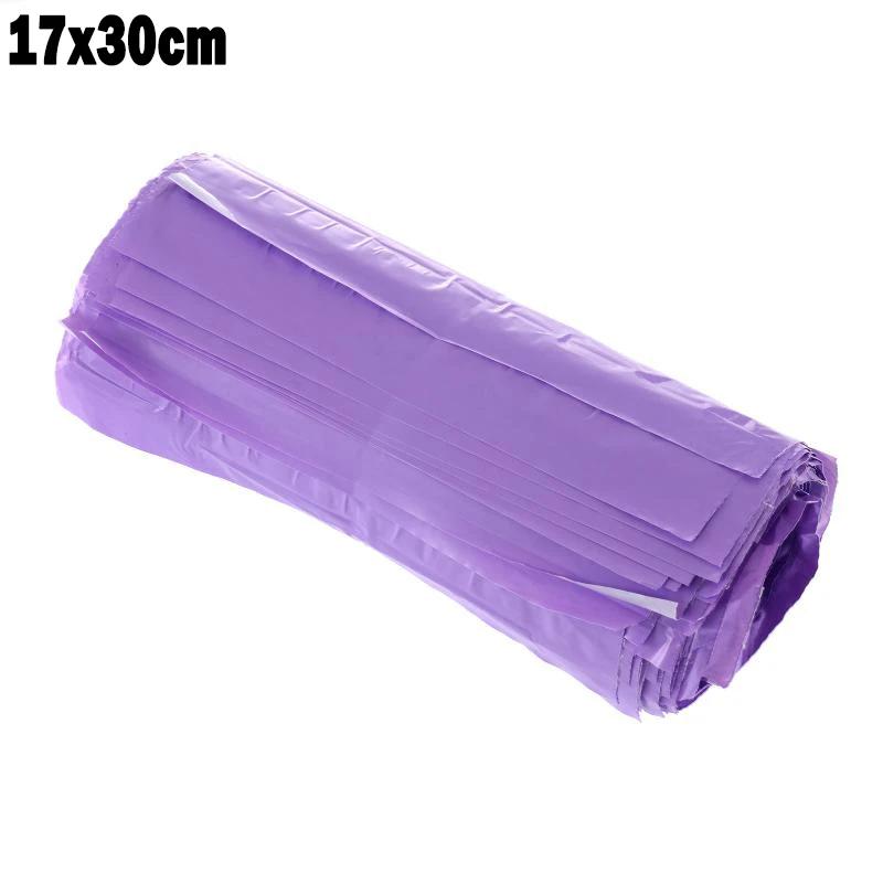 

100 шт. Фиолетовые курьерские почтовые пакеты Упаковка Полиэтиленовый пакет Пластиковый самоклеящийся почтовый экспресс-мешок Конверт Почтовый мешок Почтовые отправления