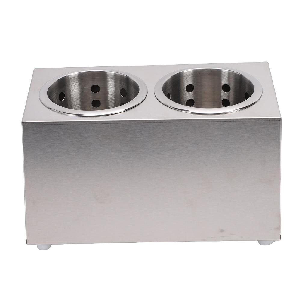 Countertop Silverware Holder Stainless Steel Countertop Utensils Organizer for Forks Spoons Chopsticks