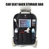 Multi Pockets Car Seat Back Large Capacity Storage Bag Protector Anti-Kick  For Tesla TM3 TMX  Model S X Model 3 Model Y Decals