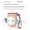 Three-Color Patchwork Mini Canvas Handbag for Women - Cute 6-Inch Phone Bag