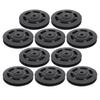 10Pcs Set 95MM Universal Nylon Bearing Pulley Wheel Replacement Gym Fitness Equipment