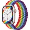 Correas de Reloj Trenzadas de Nylon Elástico, Correa de Muñeca Deportiva Elástica Solo Loop Compatible con Relojes Inteligentes de 38/40/41/42/44/45/46/49mm para Hombres y Mujeres