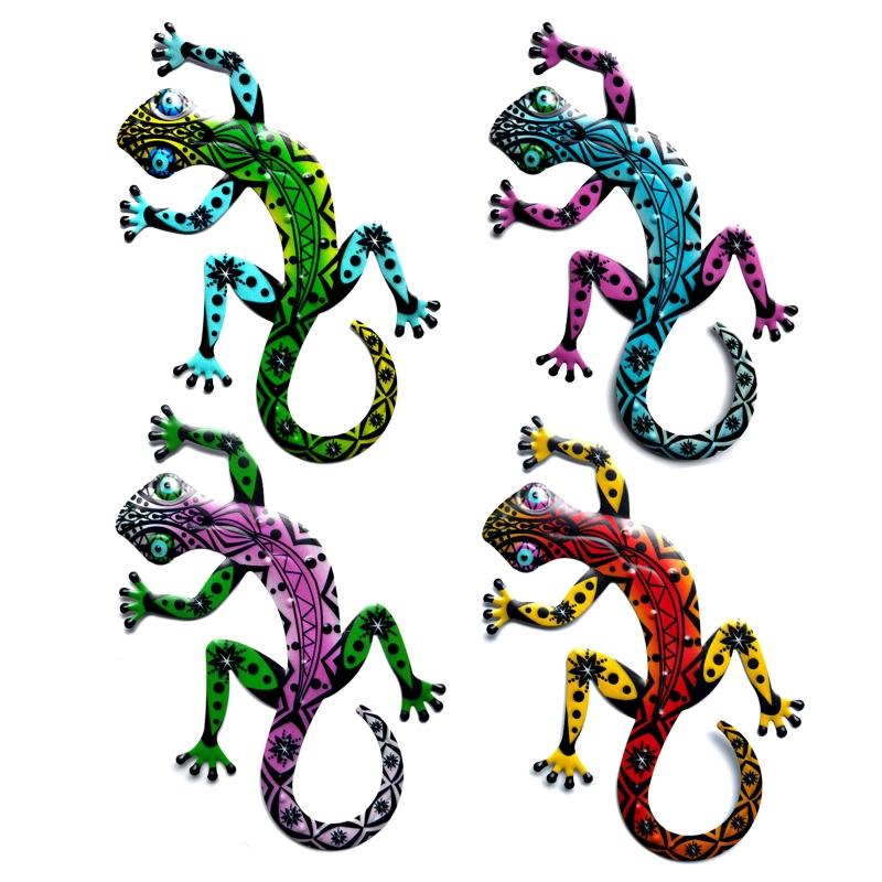 

Metal Wall Decor Glossy Garden Ornament Art Wall Decoration X3UC красный