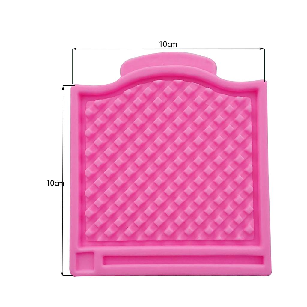 Quadratische Matte Fondant Wandfliesen Formen Spitze Silikon Süßigkeiten Kuchen Rand Dekoration Schokolade Zebra Form