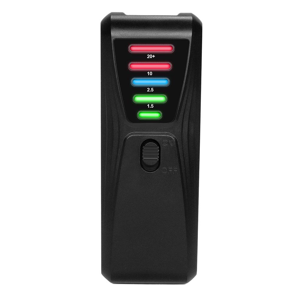 

EMF Meter Electrical EMF Detector with LED Light Paranormal Investigation Equipment Battery Powered for Industrial Construction чорний