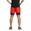 Short De Fitness - Adidas - 4krft Tech Woven - 8 Pouces - Respirant - Orange