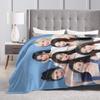 Kpop Babymonsters Group Blankets Velvet Spring/Autumn  Multi-function Lightweight Throw Blanket for Home Office Bedspreads