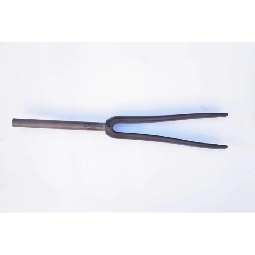 GRAY Carbon Fork 700c Bicycle Fork 28.6mm Racing Matt 3K 100MM Opening V Brake Front Fork for Road Bike,Fixed Gear Bike