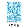 2Pcs 26 Alphabet A-Z Planner Stickers Waterproof Colorful Creative Diy Pvc Letter Number Sticker For Kids Cup Laptop