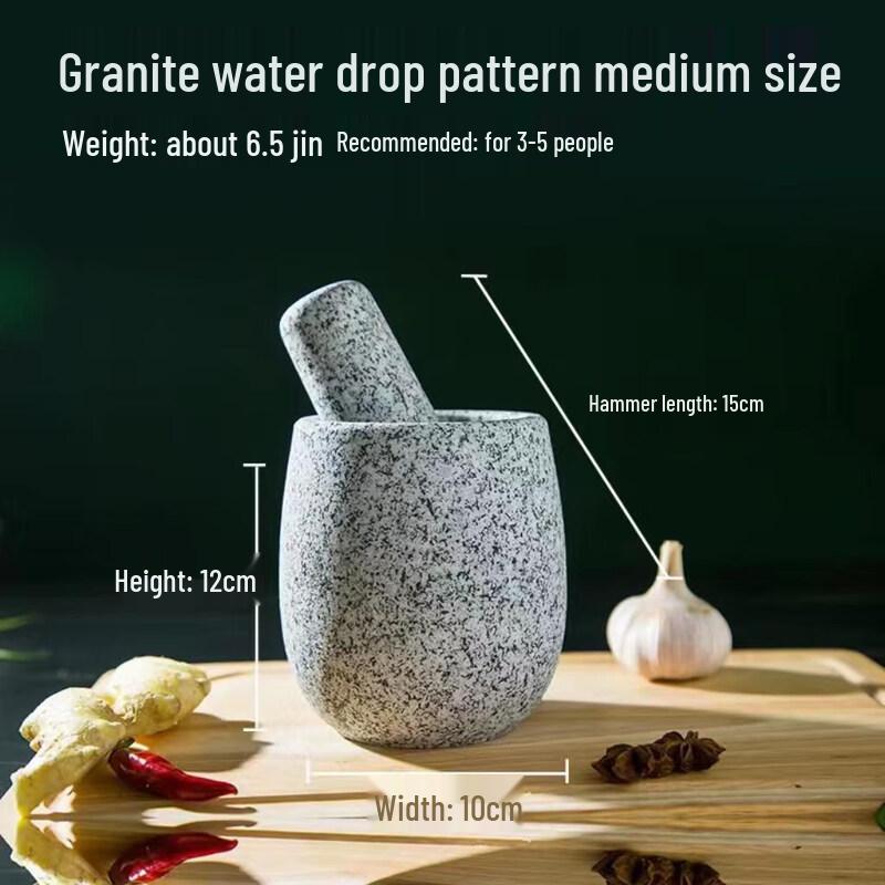 Granite Mortar and Pestle Set