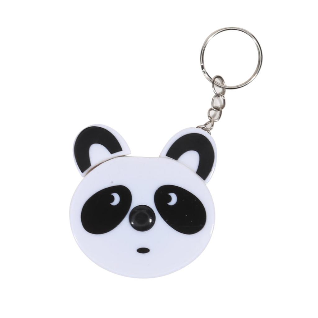 Measuring Tool Keychain Double Sided Scale Automatic Telescopic Tape Cartoon Animal Tape Measure for Child Kid Height Scale