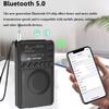Міні Кишеньковий DAB/FM Радіоприймач з Кольоровим РК-дисплеєм, Bluetooth-динамік, MP3-плеєр, Підтримка TF, Таймер сну