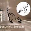 Desktop Decoration Home Ornament Art Sculpture Cat Decoration Abstract Line Ornament Cat Sculpture