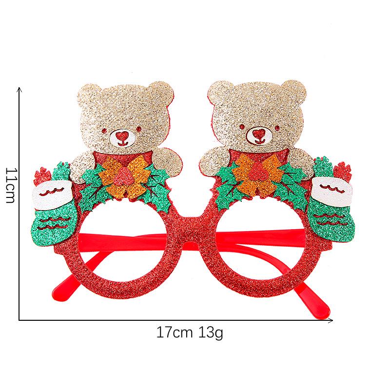 Festive Headband Eyeglass Frames: Christmas, Halloween, Valentine's Day & Party Glasses with Santa Claus Design