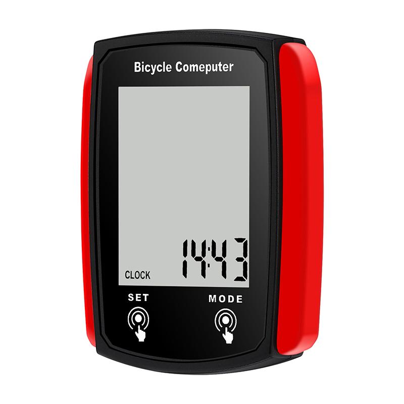 

Wired Speedometer For Bicycle Bike Lcd Speed Odometer English Waterproof Bike Accessories Luminous For Day/Night Cycling one size