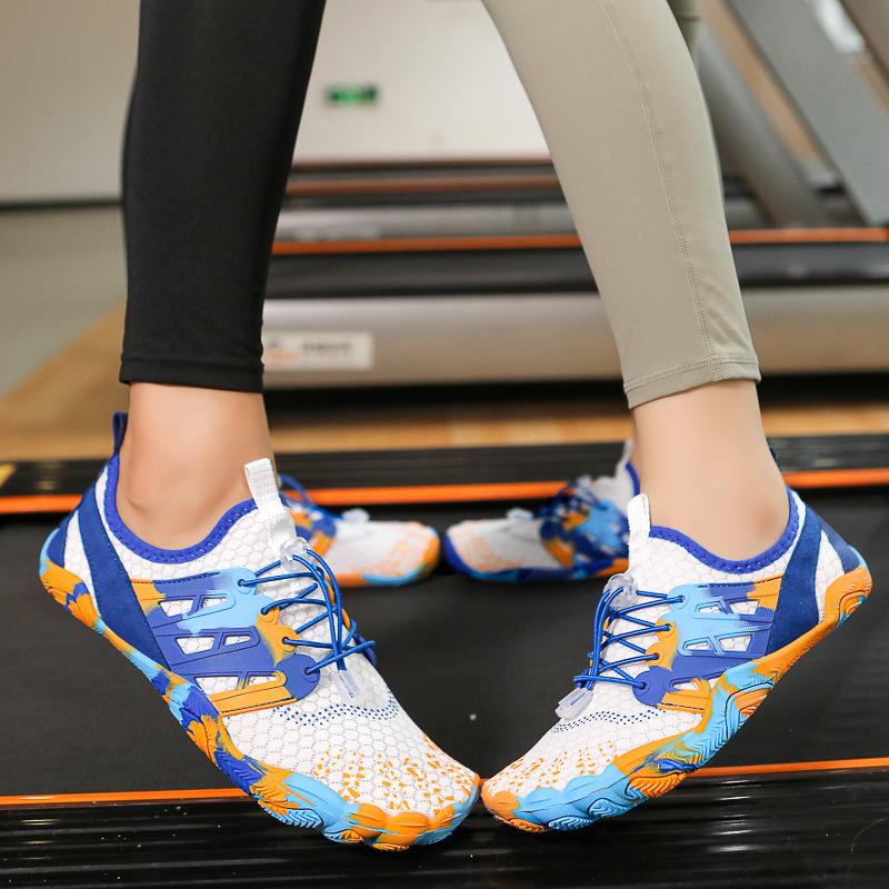 

2024 Новые туфли для альпинизма, пешего туризма, ручья, плавания, забродной обуви, мужская пляжная обувь, легкие и быстросохнущие туфли с пятью пальцами для женщин 35