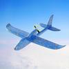 Electric Foam Plane Glider Hand Throw Airplane With Led Light Automatic Flight Planes Outdoor Kids Toys For Children Boys Gifts