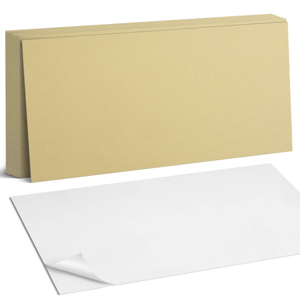 Komplet Kafelków Winylowych Z Motywem Do Kuchni Kolor Pastelowy Żółty 10X40X20 Cm
