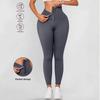 Leggings Elasticizzati a Vita Alta da Donna, Pantaloni Casual Slim Monocolore da Donna, Leggings Elastici per Uso Quotidiano