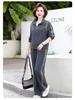 Autumn-Winter 2025 Stylish Plus Velvet Two-Piece Set for Middle-Aged Women