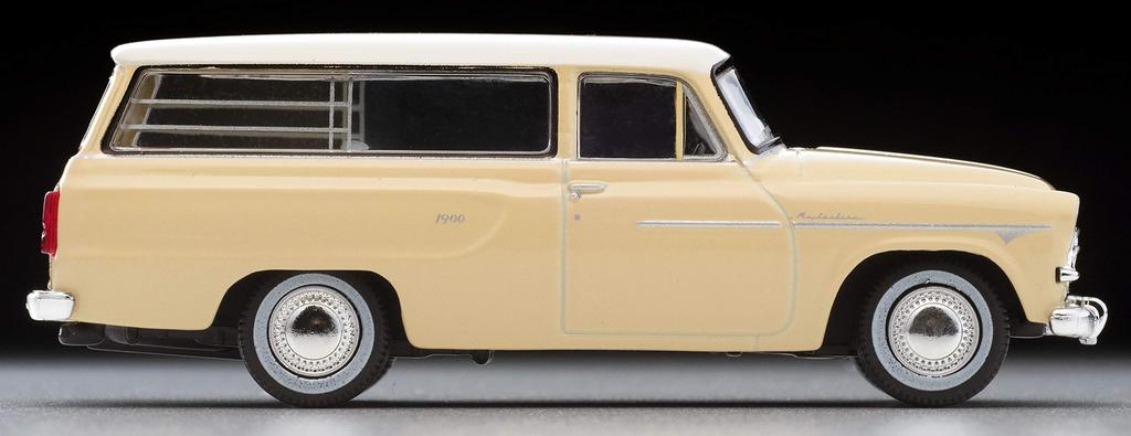 Tomytec Tomica Limited Vintage Scale Toyopet Masterline 1900 1962 Model Finished Model 311676 1/64 LV-187a Beige/White