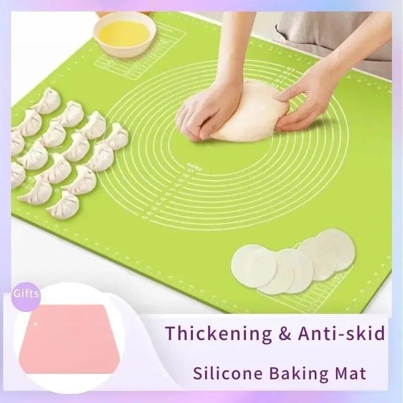 CookingAid Tappetino Da Forno In Silicone + Raschietto – 40x29,5 Cm, Resistente Fino A 250°C – Viola, Antiaderente, Ecologico (riutilizzabile 4000 Volte)