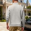 Outdoor Men Heavyweight Sweatshirts Pullover Half Zipper Hoodie Men Gym Autumn Winter Solid Warm Pull On Sweatshirt