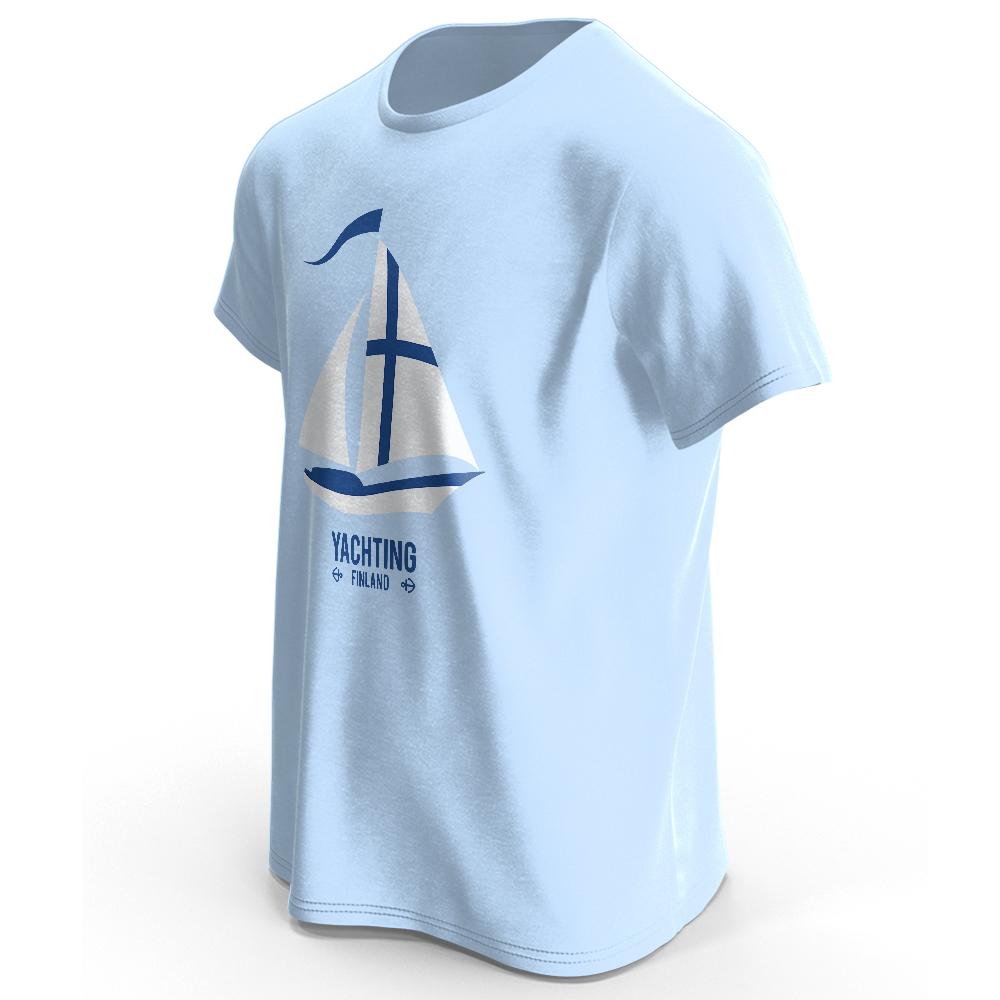 Men's Yachting Graphic Print T-Shirt 100% Cotton Vintage Tops for Summer Oversize Style Women Tees
