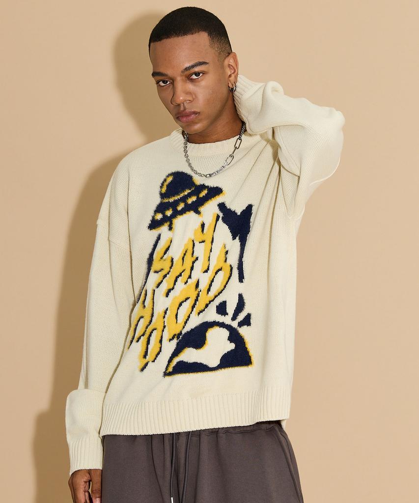 HOODHOOD Say Hood Knit Ivory