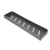 Shower Caddy Space Aluminum Rustproof Smoothing Simple Black Sturdy Bathroom Wall Shelf with 5 Hooks for Kitchen Laundry
