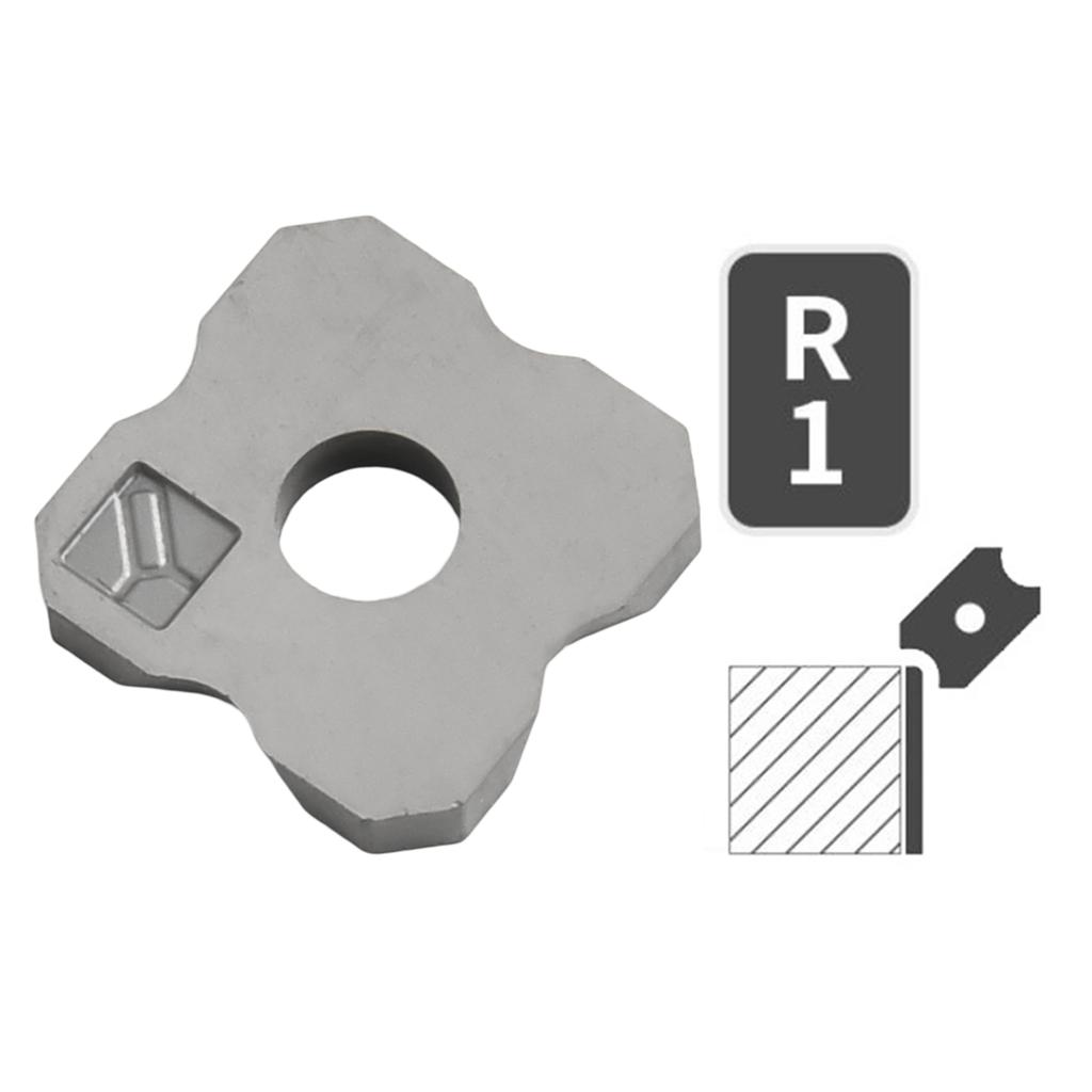 Blade Corner Manual Planer Blade R1/R1.5/R2/R3 Chamfering Blades Wooden Edge Corner Trimming Deburring Chamfering Fillet Scraper