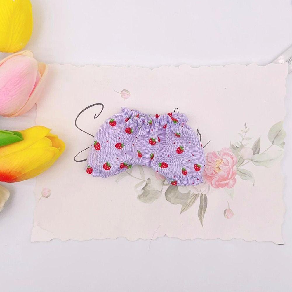 Handmade Lantern Pants Plush Doll Clothes Palm Door Dog Shorts Summer 10cm Doll Pants Accessories