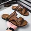 Fashion Summer Men Sandals Open Toe Flat Mens Casual Shoes Outdoor Walking Sandals for Men Beach Shoes sandalias hombre Men slippers